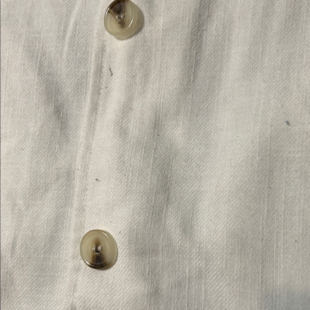 Ashley By 26 International Cream Button-Up Women Jacket size large Few stains. - Picture 13 of 14